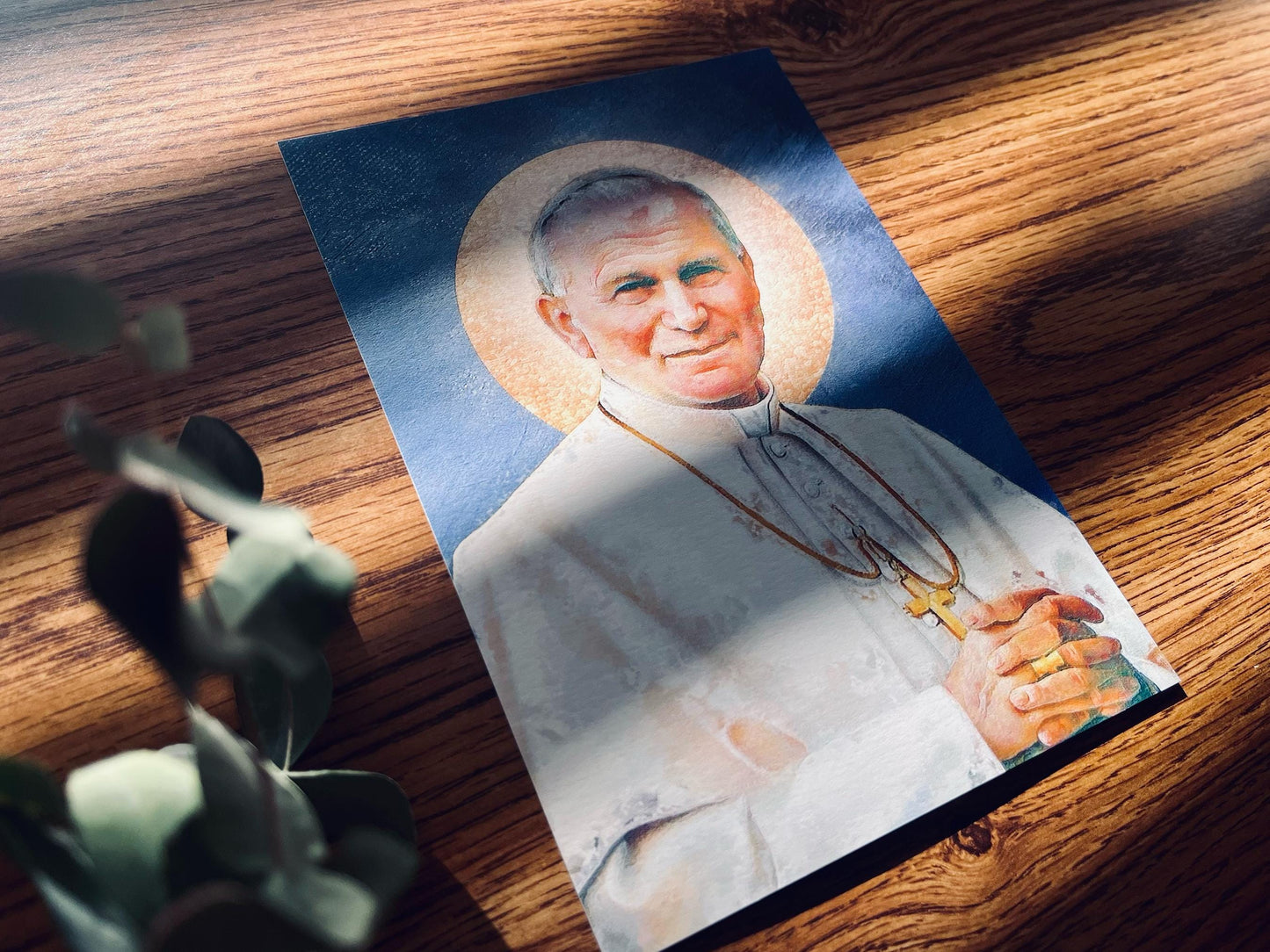 St. John Paul II Print | Catholic Artwork | SJPII | Catholic Gift | Catholic Men's Gift | Catholic Saint