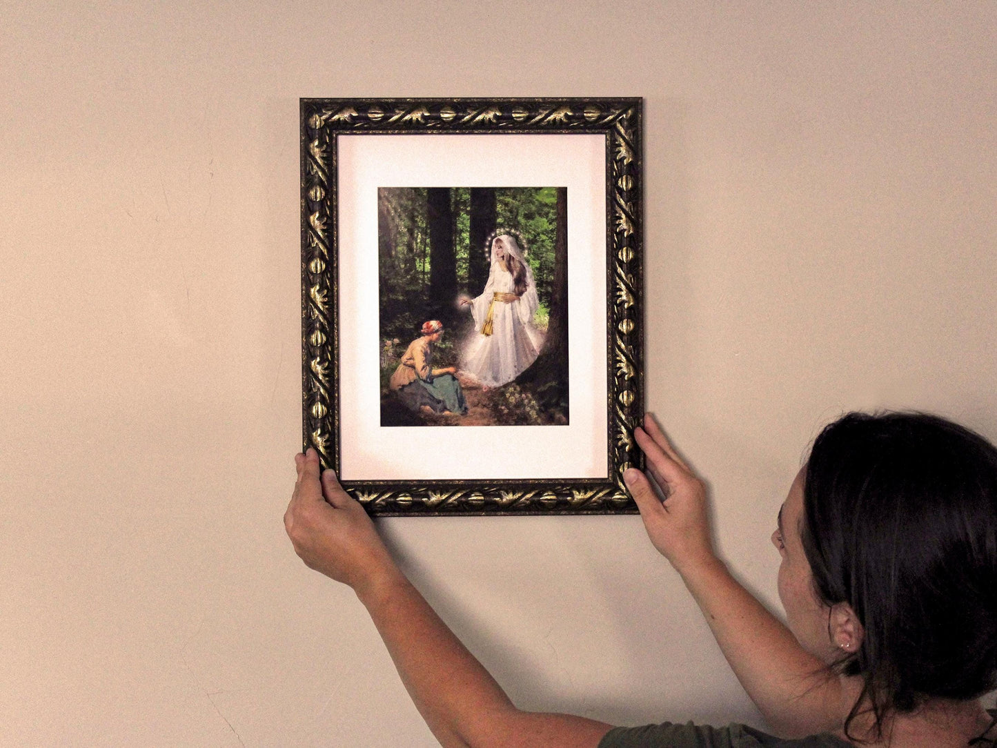 Our Lady of Champion Print | Catholic Artwork | Adele Brice | Catholic Gift | Our Lady of Good Help | Marian Print