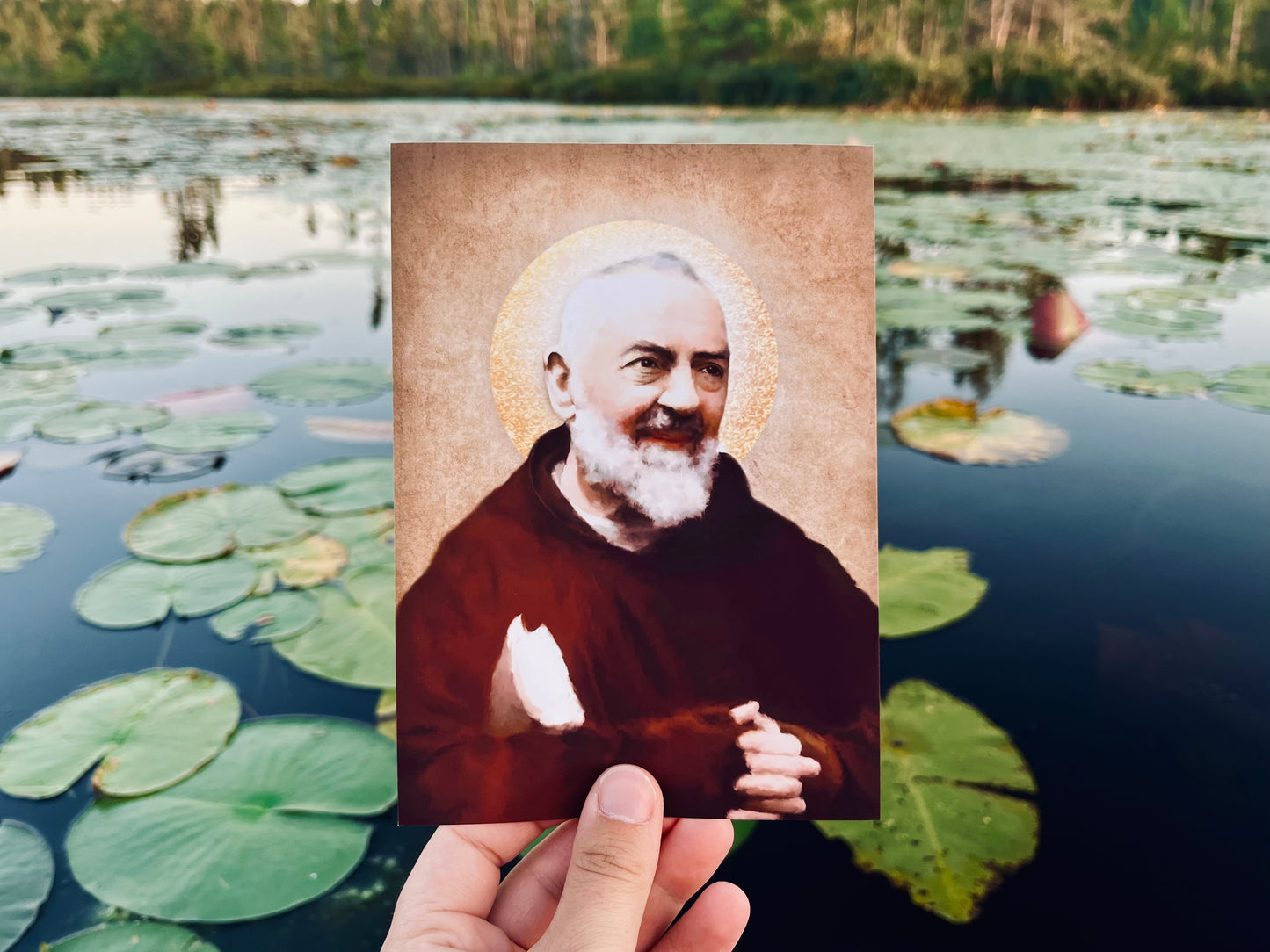 Padre Pio Print | Catholic Artwork | Padre Pio Gift | Catholic Gift for Men | Catholic Confirmation Gift | Ordination Gift | Priest Gift