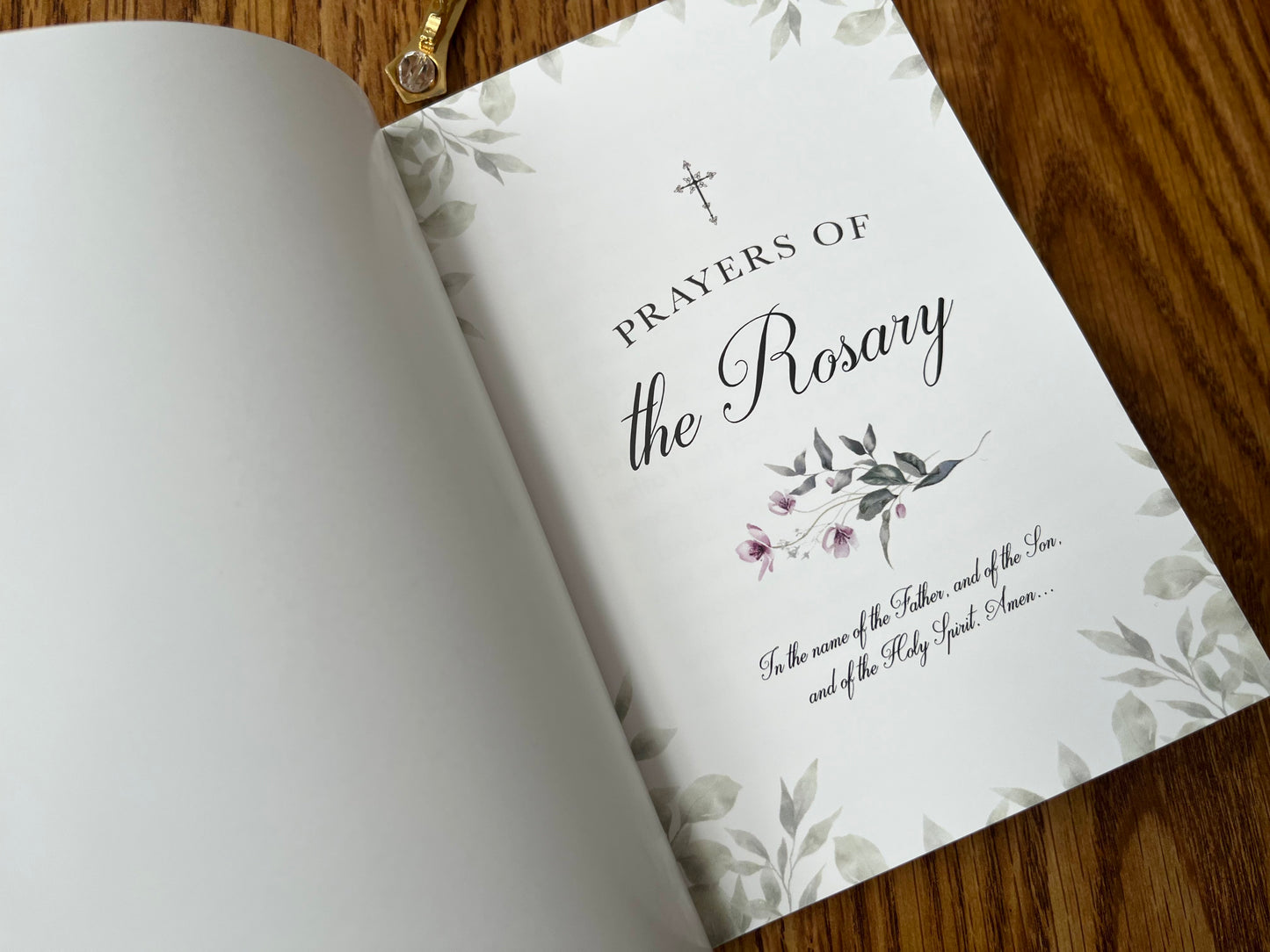 Pray the Rosary Pocket Book | Rosary Booklet | Catholic Artwork | Catholic Rosary | Rosary Mysteries | Catholic Gift | Lent | Easter Gift