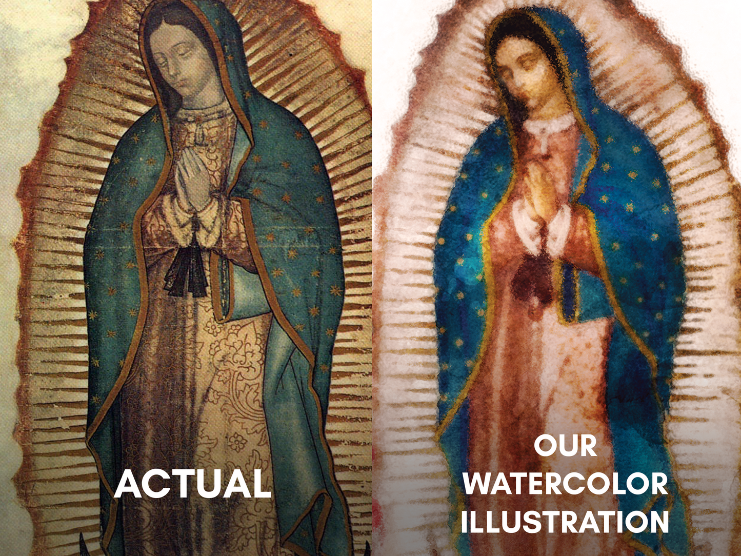 Our Lady of Guadalupe Print | Catholic Artwork | Our Lady of Guadalupe Art | Catholic Wedding Gift | Catholic Confirmation Gift