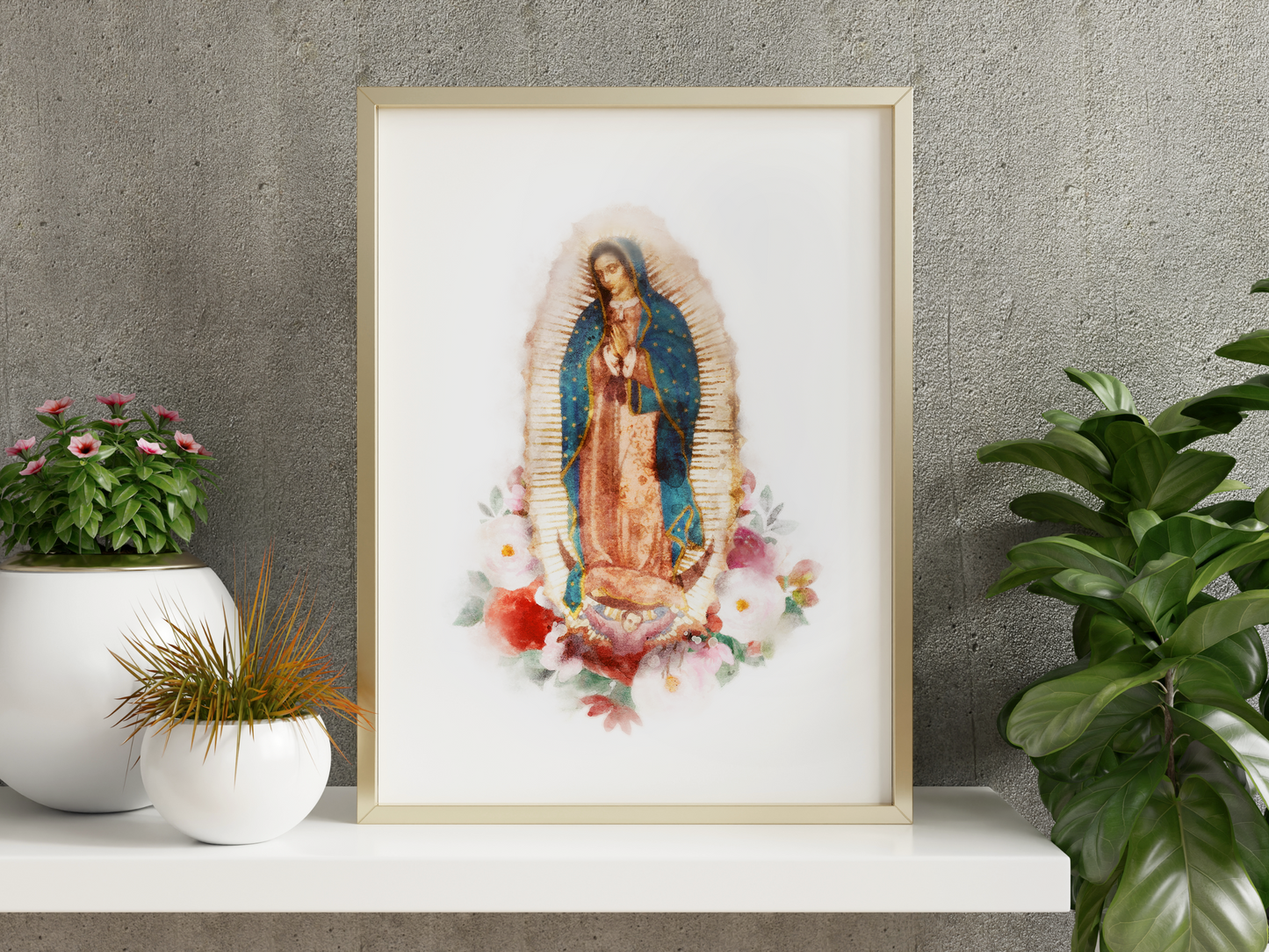 Our Lady of Guadalupe Print | Catholic Artwork | Our Lady of Guadalupe Art | Catholic Wedding Gift | Catholic Confirmation Gift