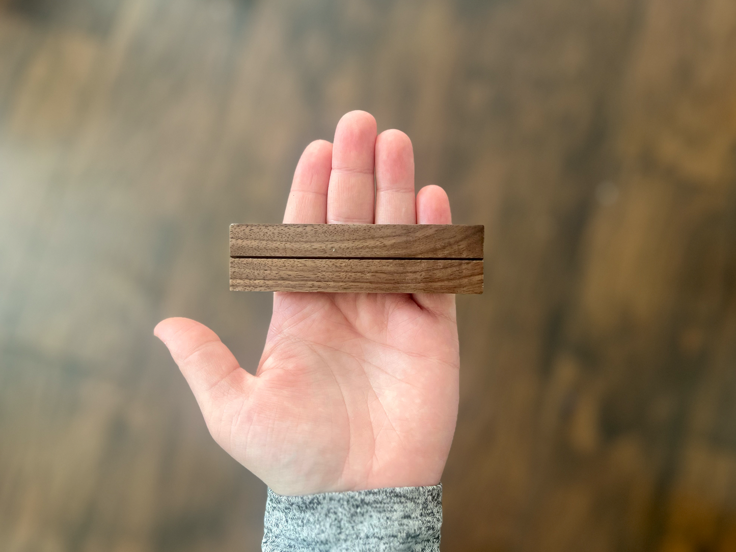 Add a Wooden Holder!