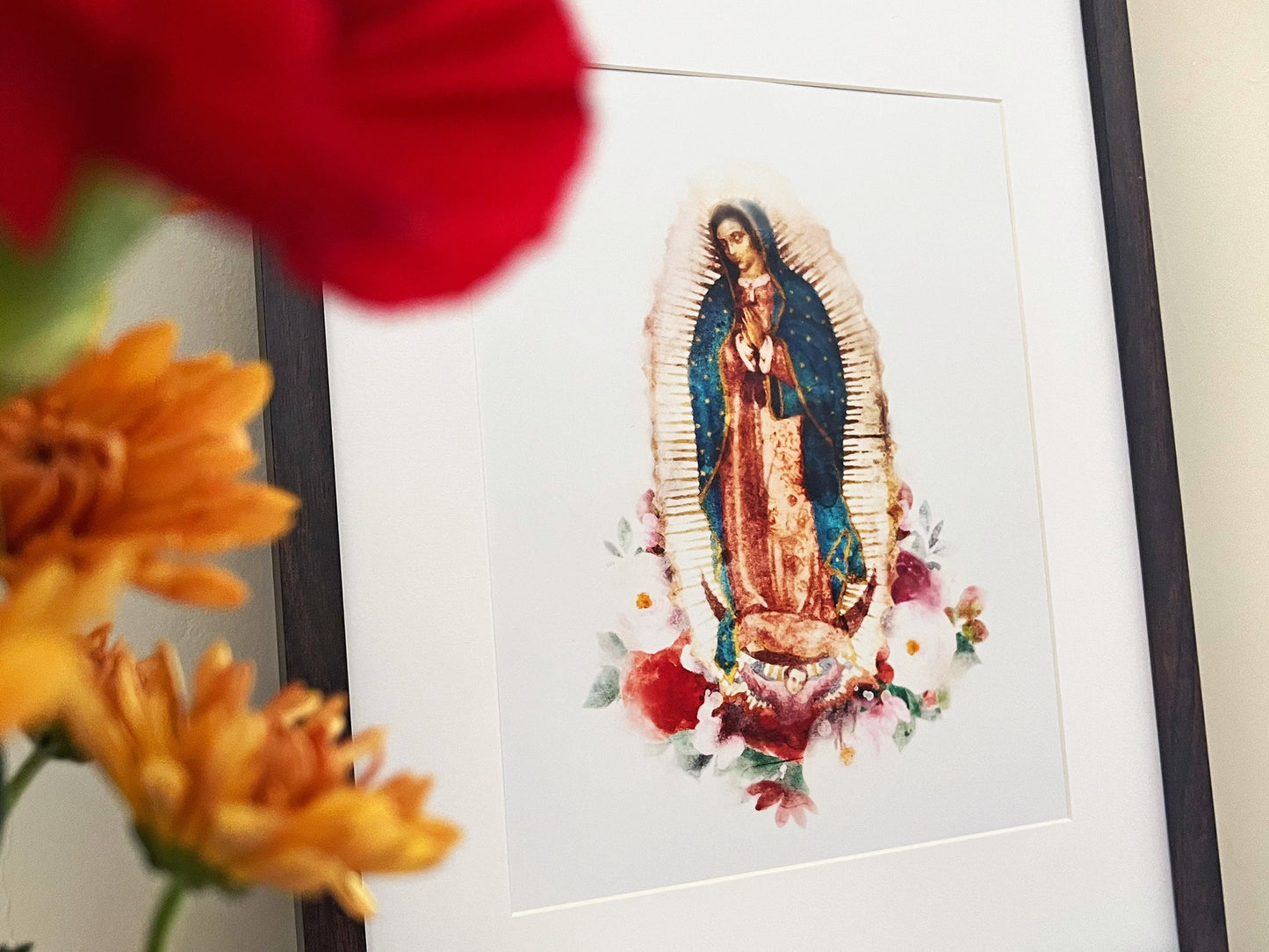 Our Lady of Guadalupe Print | Catholic Artwork | Our Lady of Guadalupe Art | Catholic Wedding Gift | Catholic Confirmation Gift