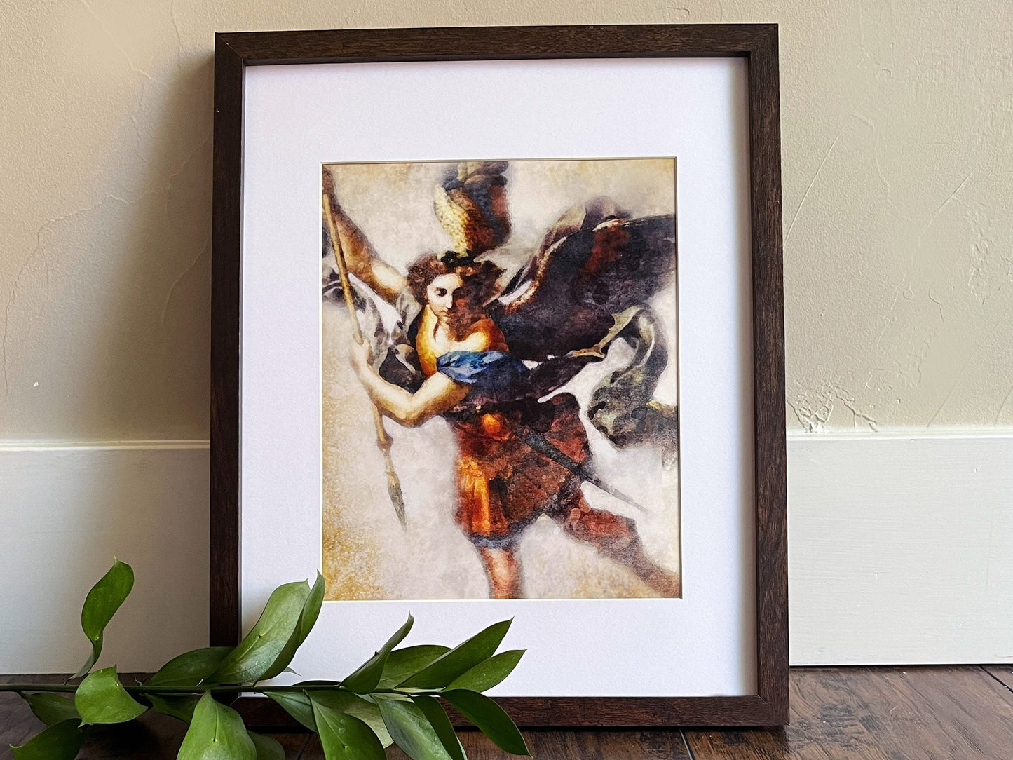 St. Michael the Archangel Print | Catholic Artwork | St. Michael | Catholic Baptism Gift | Catholic Confirmation Gift | Godparent Gift