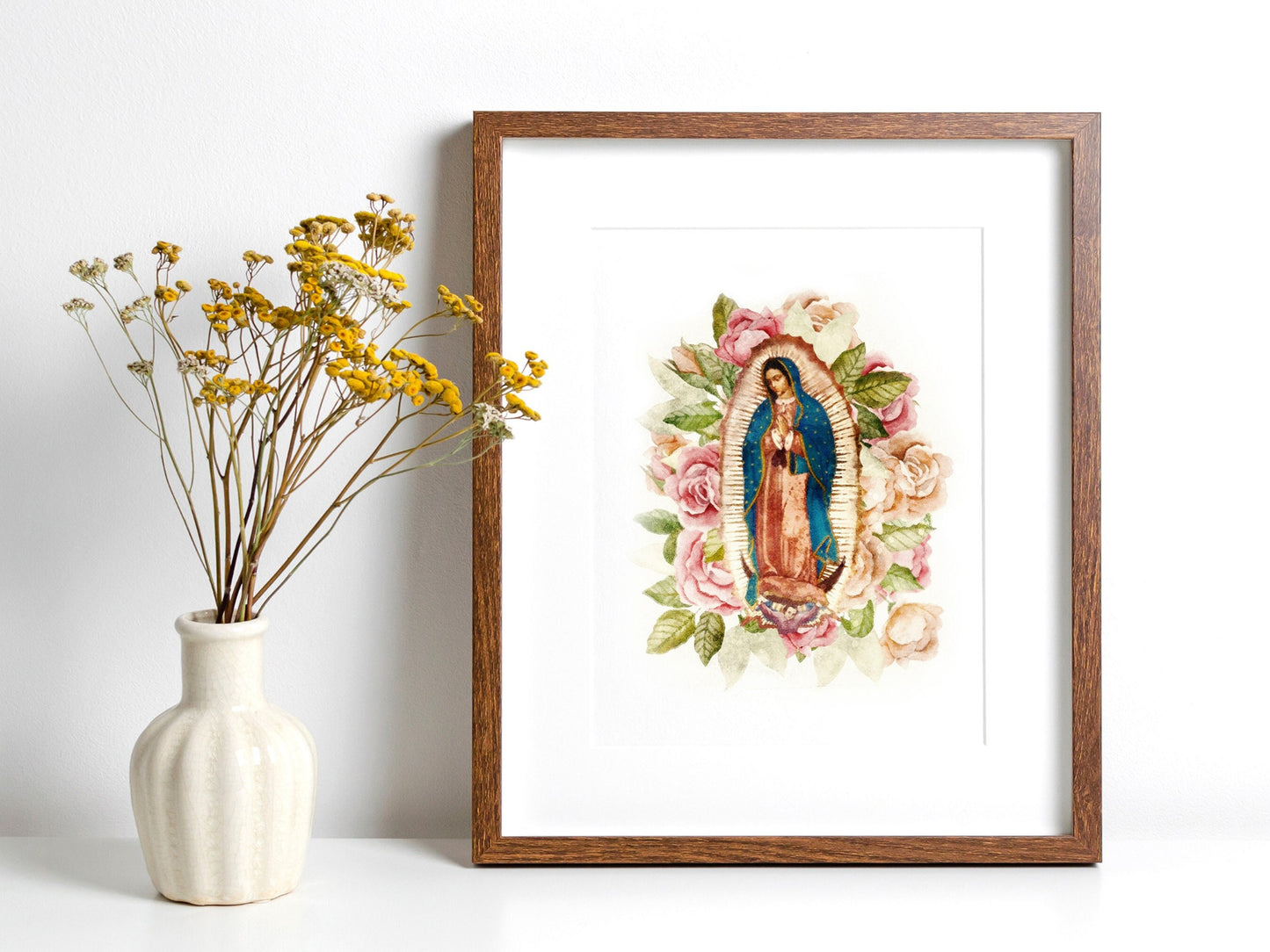 Our Lady of Guadalupe Print | Catholic Artwork | Our Lady of Guadalupe Art | Catholic Wedding Gift | Confirmation Gift | Catholic Easter