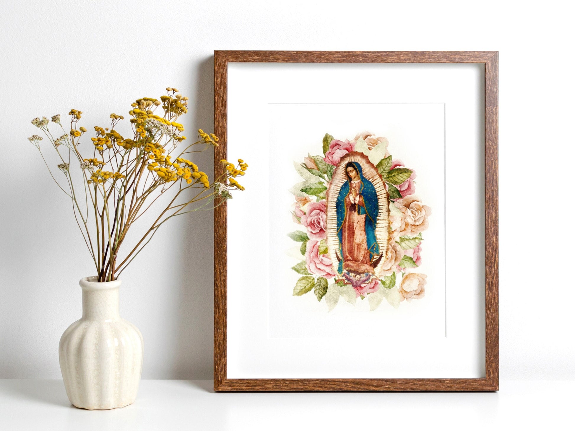 Our Lady of Guadalupe Print | Catholic Artwork | Our Lady of Guadalupe Art | Catholic Wedding Gift | Confirmation Gift | Catholic Easter
