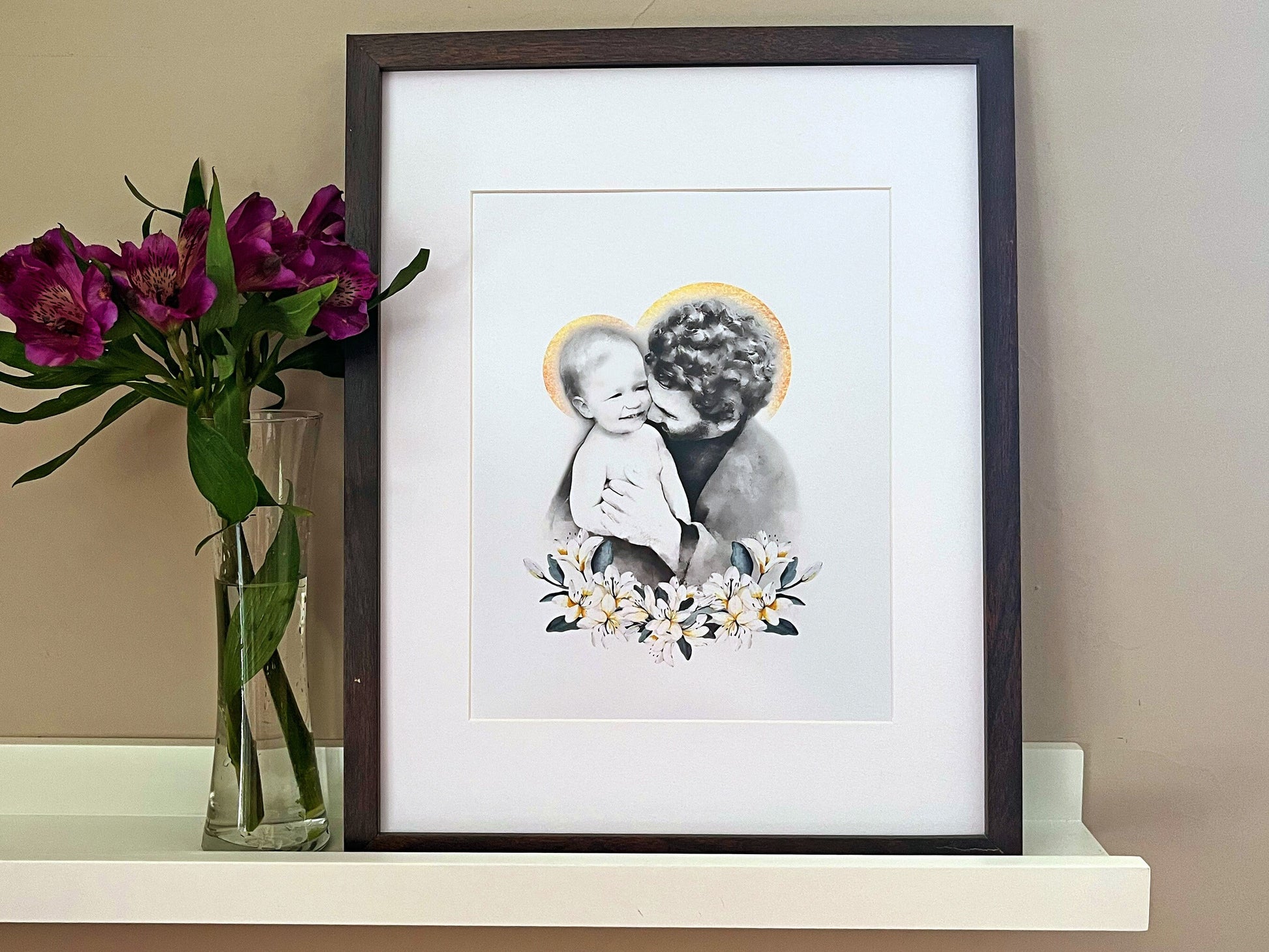 St. Joseph and the Child Jesus Print