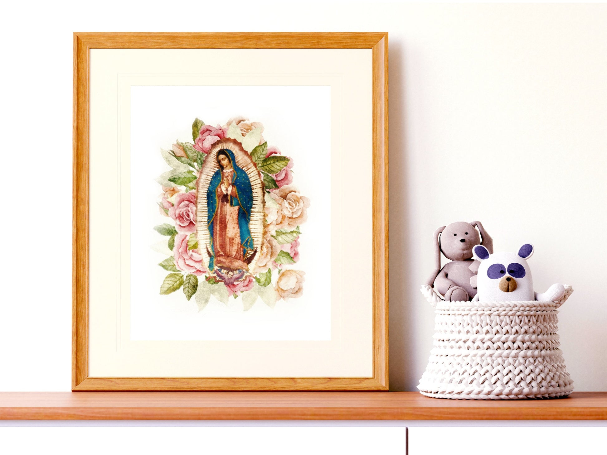 Our Lady of Guadalupe Print | Catholic Artwork | Our Lady of Guadalupe Art | Catholic Wedding Gift | Confirmation Gift | Catholic Easter