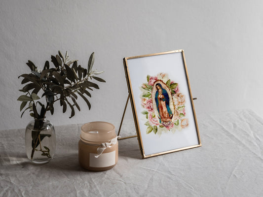 Our Lady of Guadalupe Print | Catholic Artwork | Our Lady of Guadalupe Art | Catholic Wedding Gift | Confirmation Gift | Catholic Easter