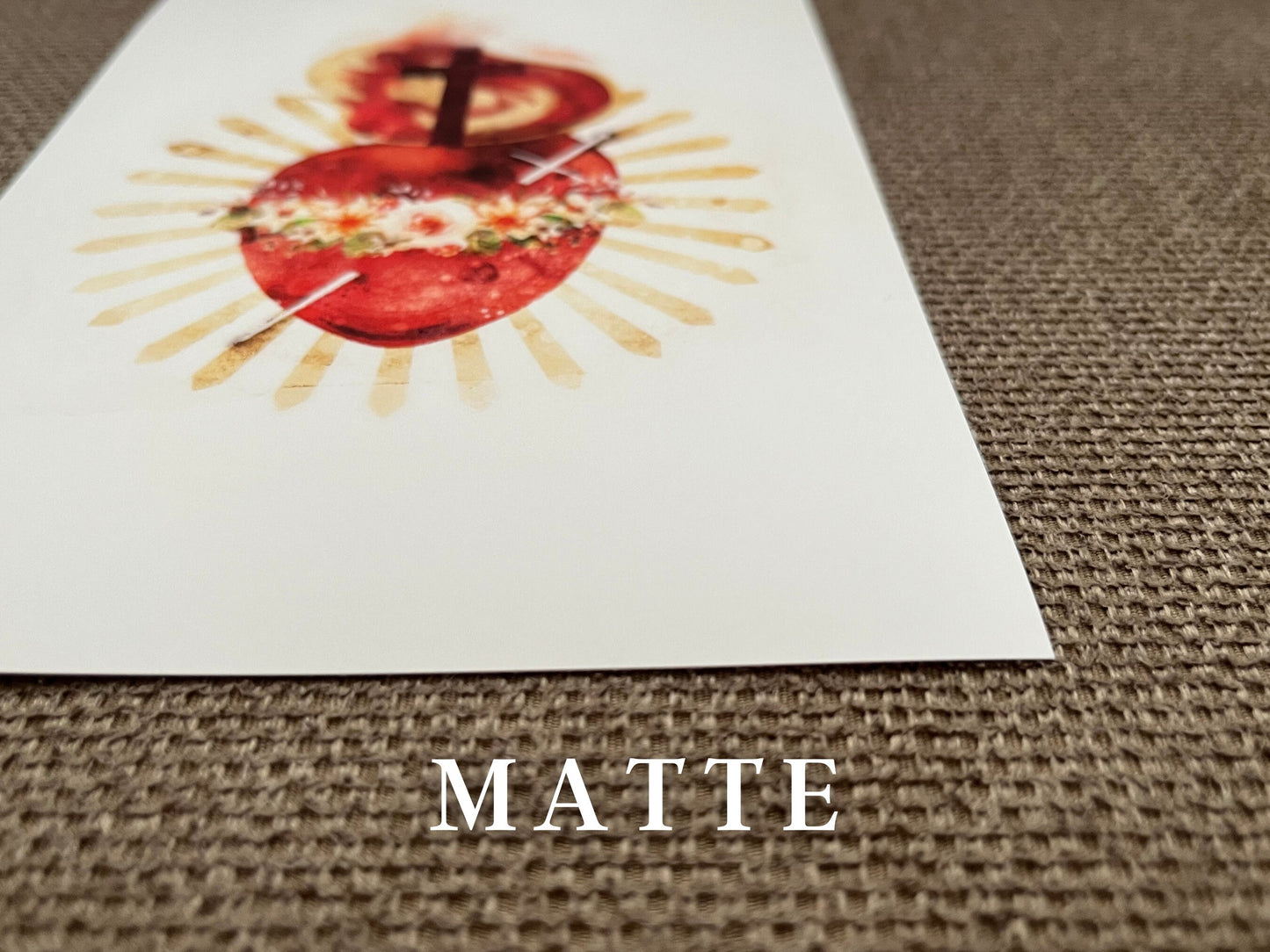 Immaculate Heart of Mary Print | Catholic Artwork | Catholic Gift | Catholic Confirmation Gift | Catholic Wall Art | Godparent Gift