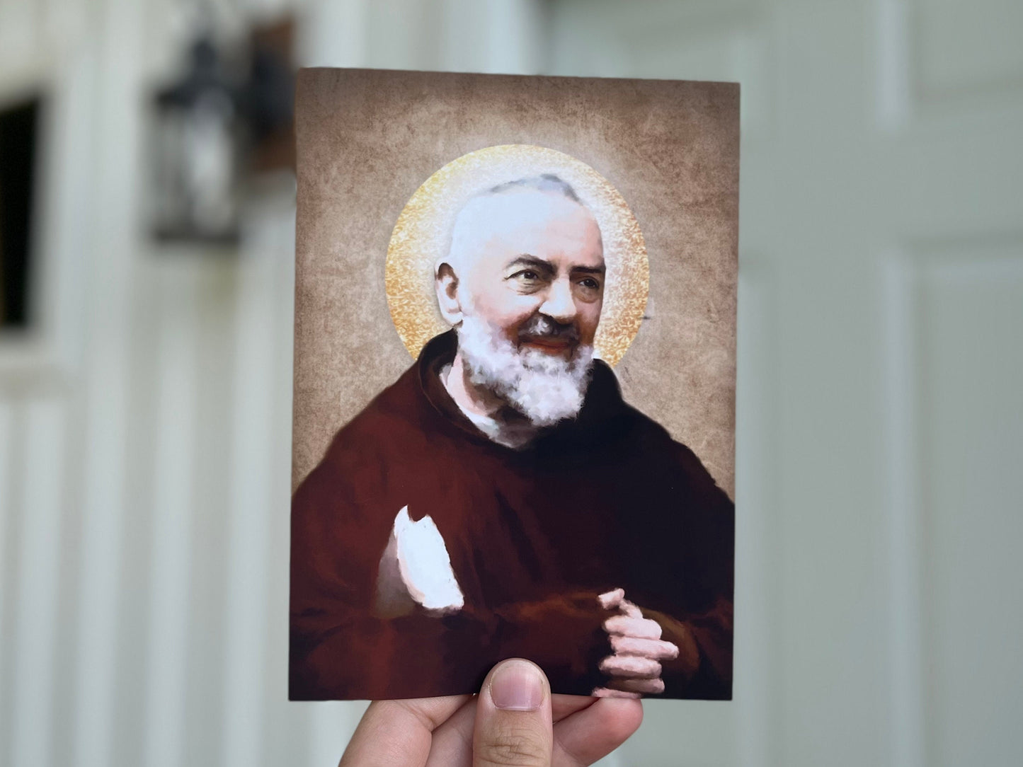 Padre Pio Print | Catholic Artwork | Padre Pio Gift | Catholic Gift for Men | Catholic Confirmation Gift | Ordination Gift | Priest Gift