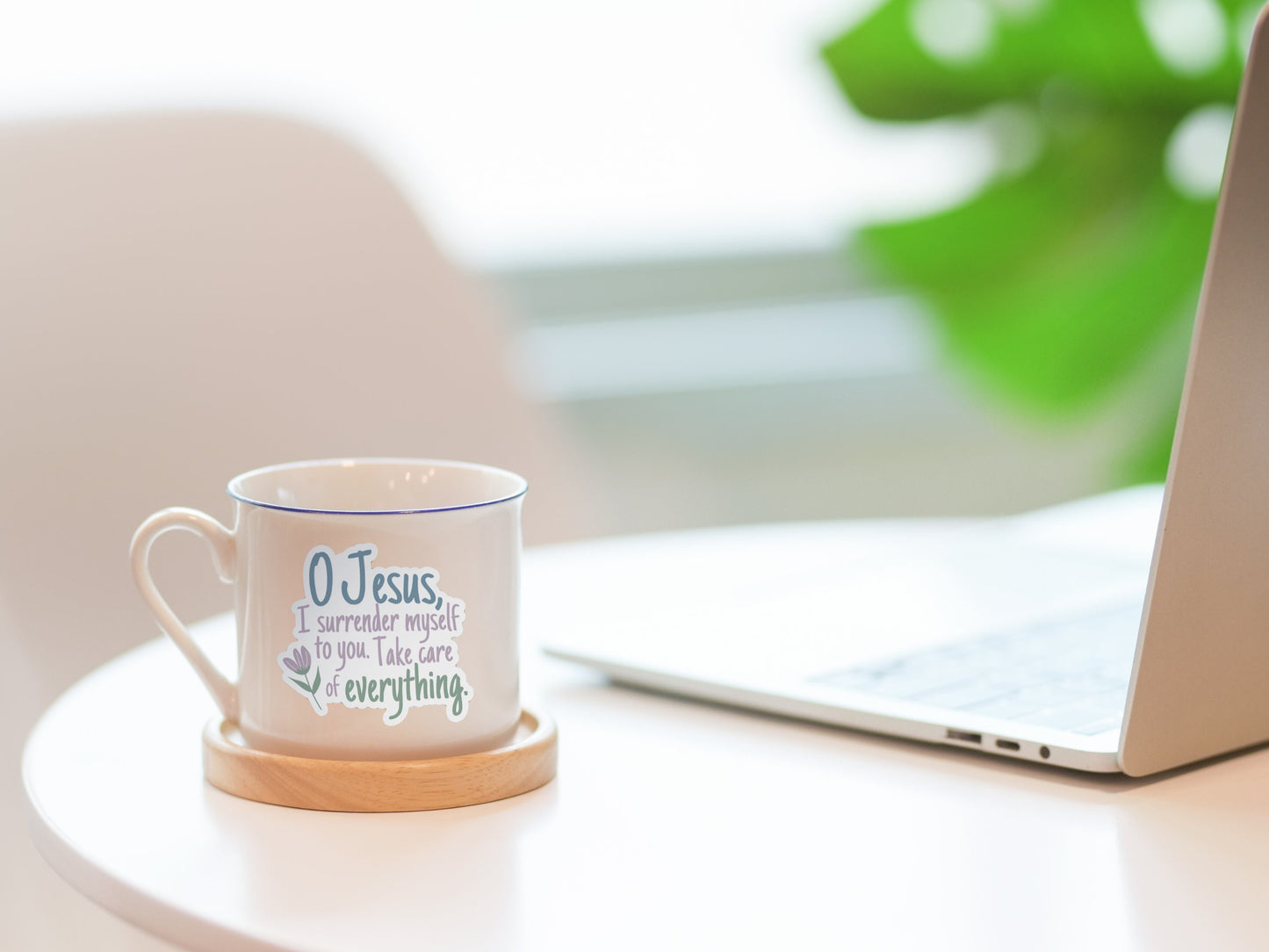 Surrender Novena Sticker | Catholic Sticker | Catholic Gift | Godparent Gift | Catholic Wedding Favor | Catholic Kids Gift | Christian