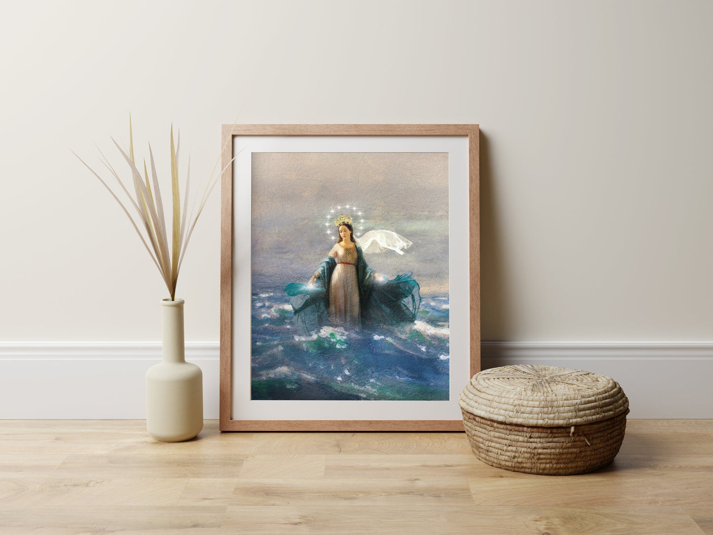 Stella Maris Print | Catholic Artwork | Virgin Mary | Star of the Sea | Catholic Gift | Mother Mary | Catholic Gifts for Women