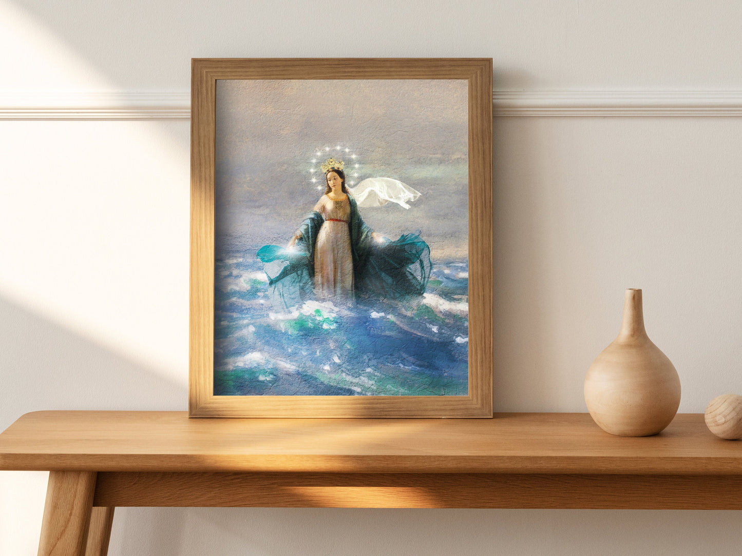 Stella Maris Print | Catholic Artwork | Virgin Mary | Star of the Sea | Catholic Gift | Mother Mary | Catholic Gifts for Women
