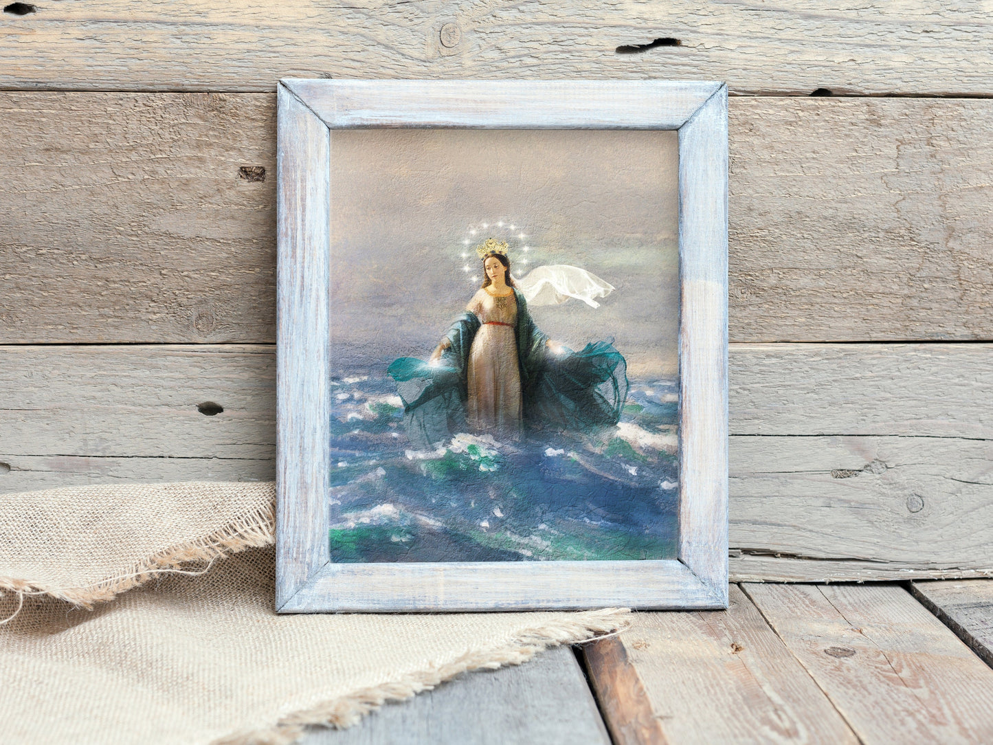 Stella Maris Print | Catholic Artwork | Virgin Mary | Star of the Sea | Catholic Gift | Mother Mary | Catholic Gifts for Women
