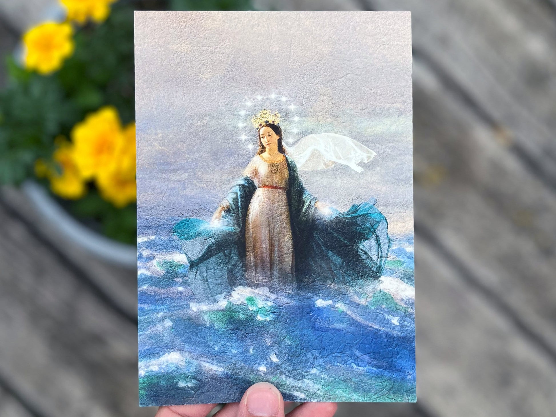 Stella Maris Print | Catholic Artwork | Virgin Mary | Star of the Sea | Catholic Gift | Mother Mary | Catholic Gifts for Women