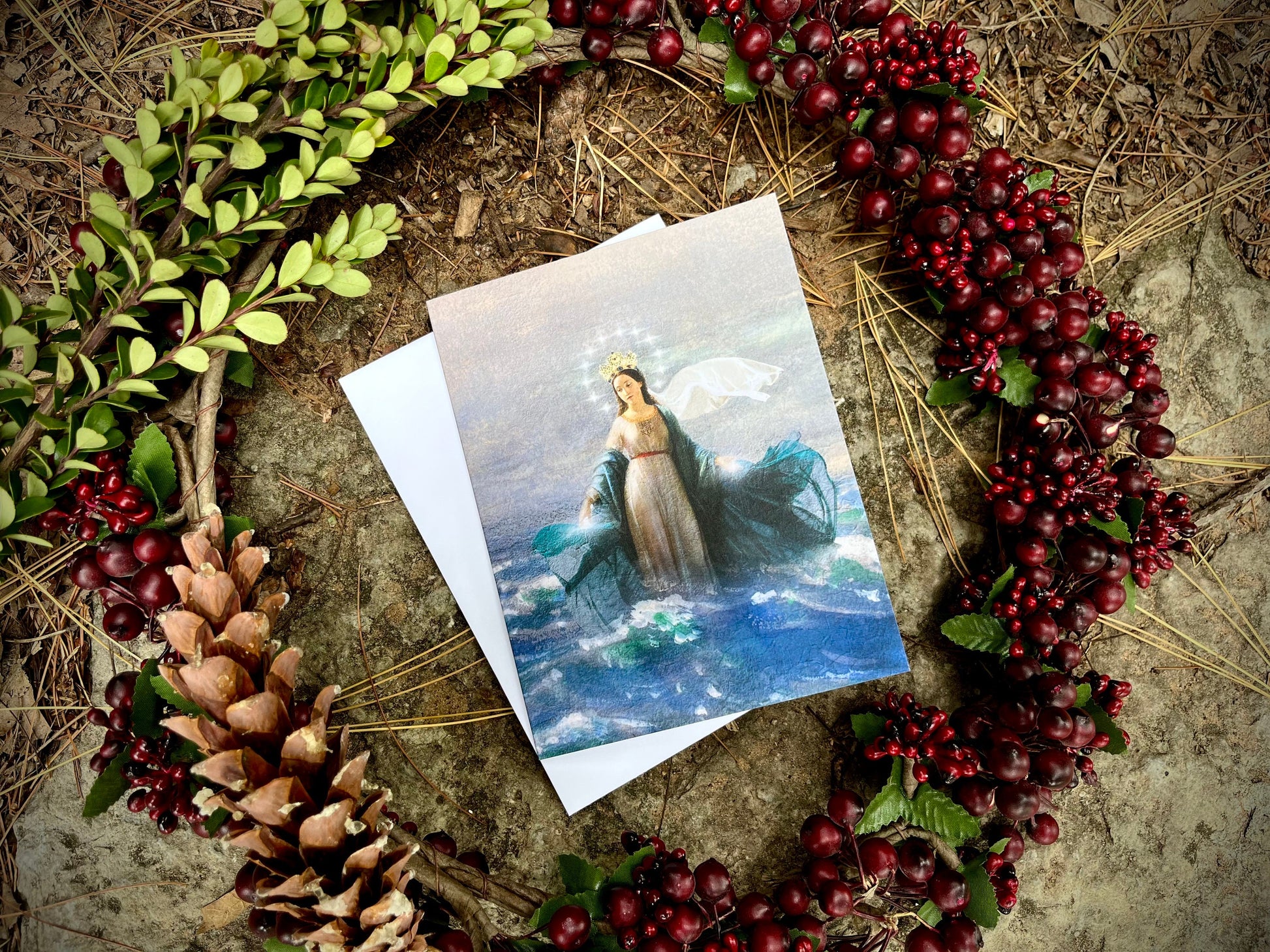 Stella Maris Greeting Cards | Catholic Greeting Cards | Christmas Cards | Catholic Gifts | Greeting Cards Set | Catholic Blank Notecards