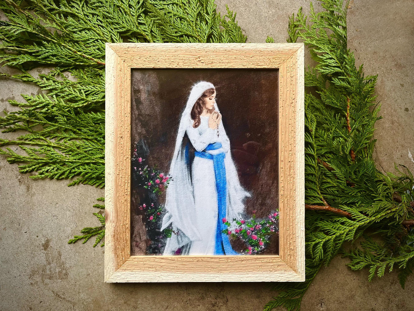 Immaculate Conception Print | Catholic Artwork | Virgin Mary | Catholic Gift | Catholic Godparent Gift | Our Lady | Mother Mary