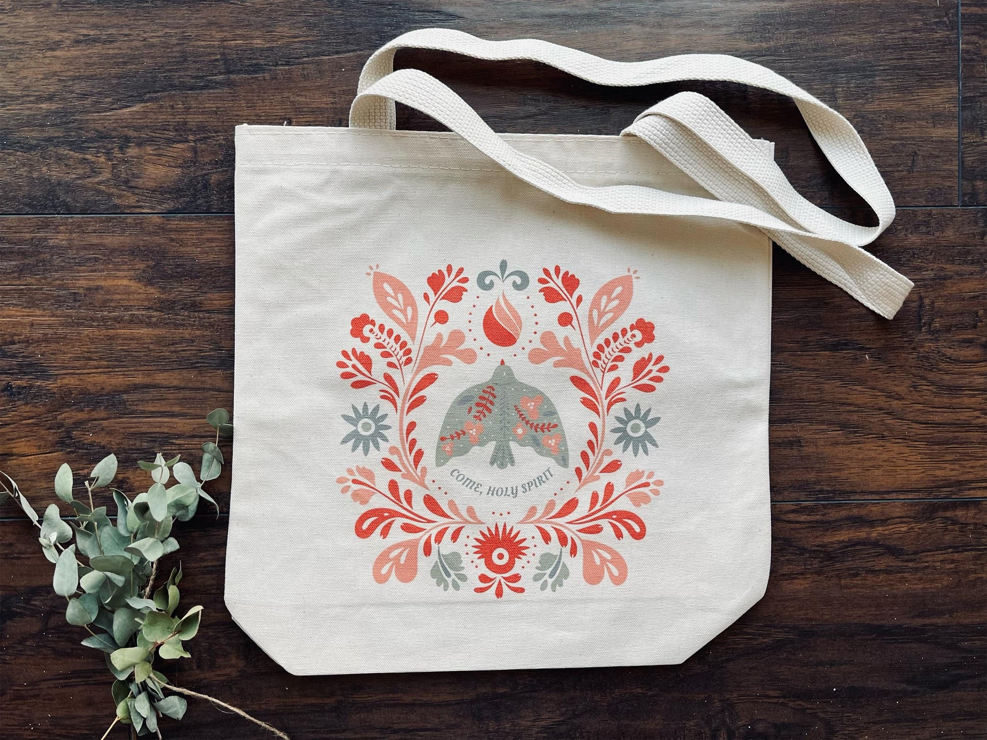 Catholic Tote Bag | Tote Bags for Women | Catholic Gifts | Confirmation Gift | Catholic Teen Gift | Catholic Confirmation | Come Holy Spirit