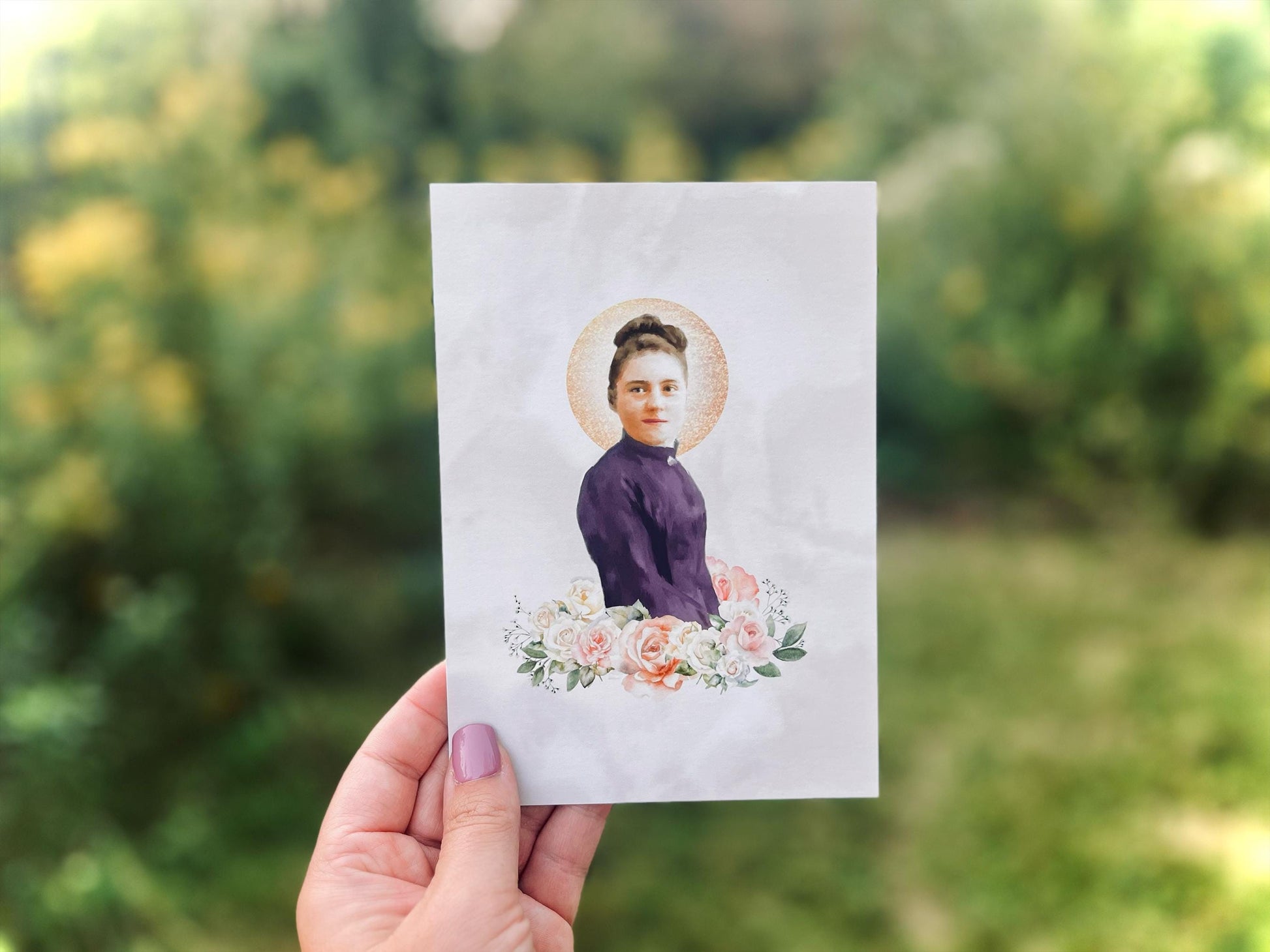 St. Therese of Lisieux Print | Catholic Artwork | Little Flower | Saint Therese | Catholic Gift | Catholic Saint | Catholic Gifts for Women