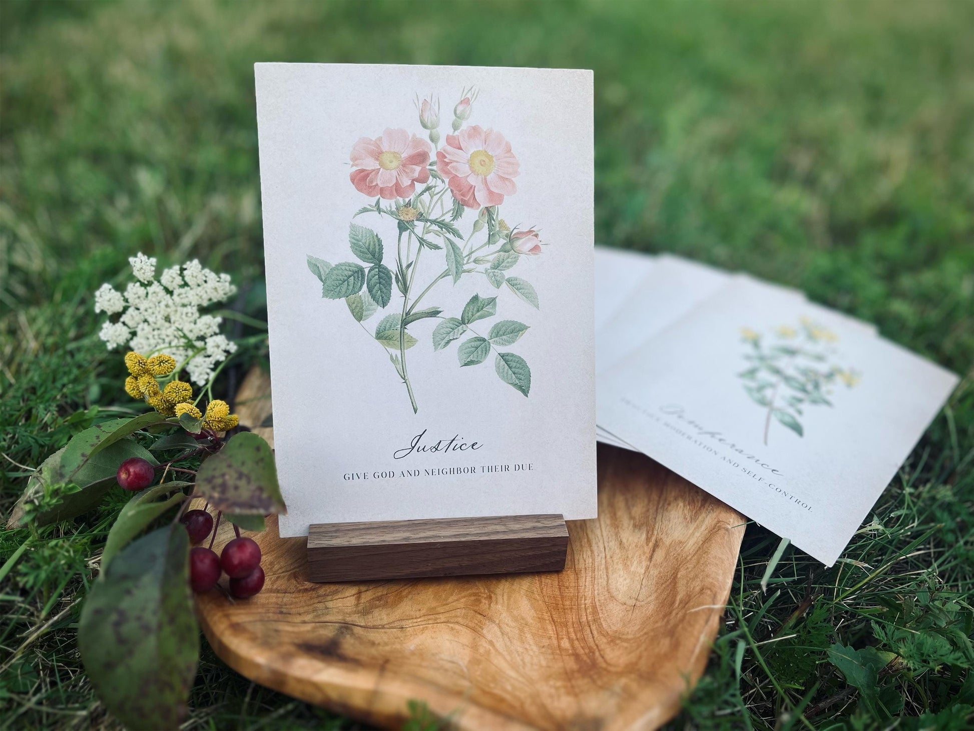 Virtue Cards | Catholic Virtues | Christian Virtues | Catholic Gifts | Prayer Cards | Catholic Art