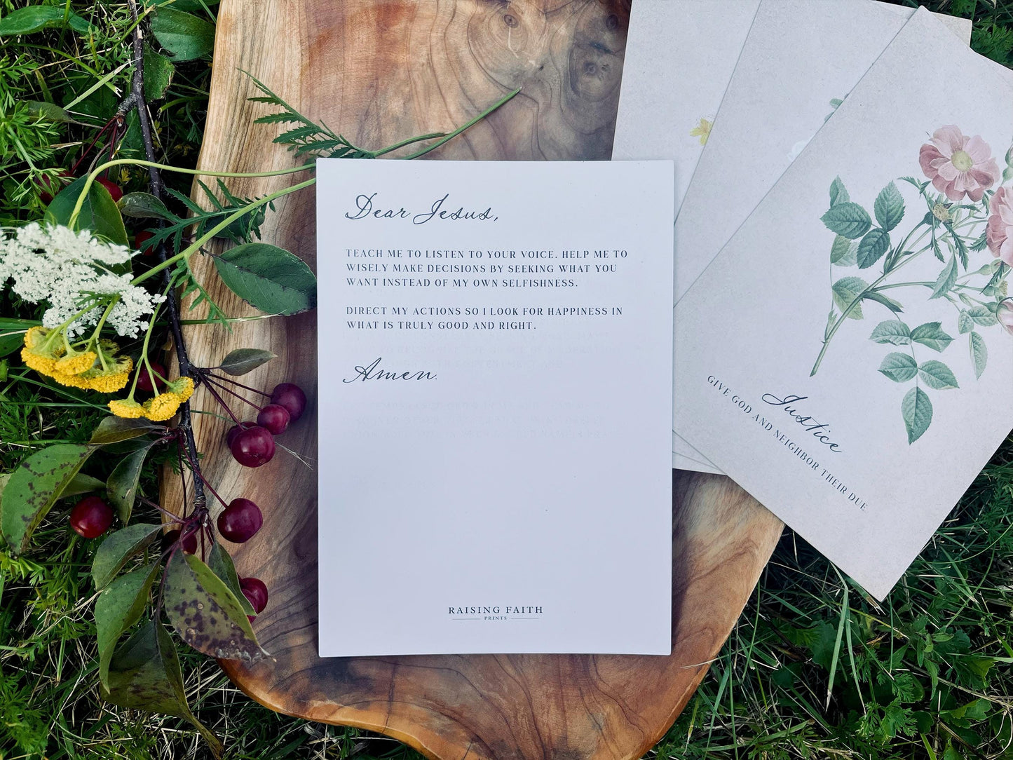 Virtue Cards | Catholic Virtues | Christian Virtues | Catholic Gifts | Prayer Cards | Catholic Art