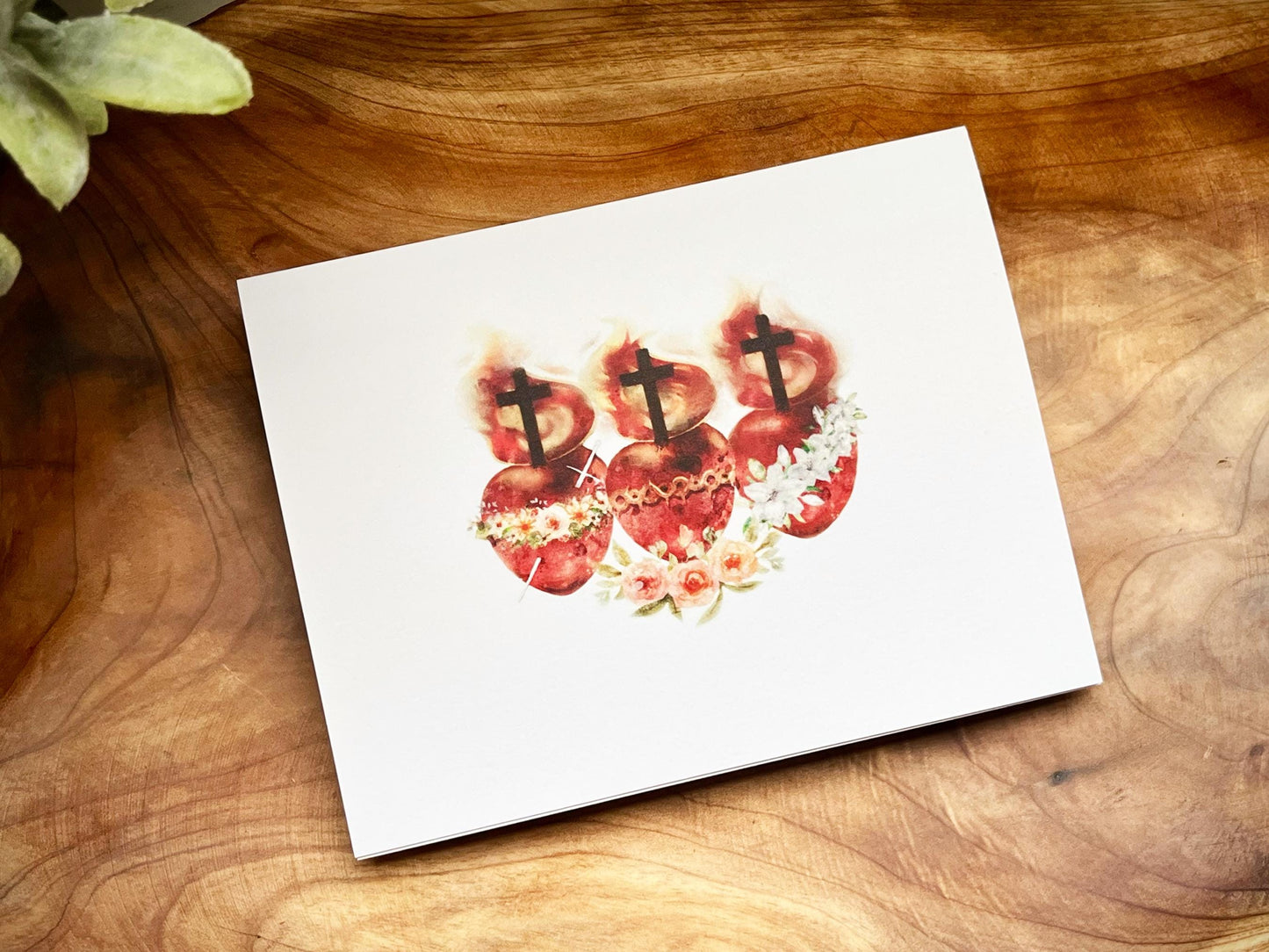 Hearts of the Holy Family Greeting Cards | Catholic Greeting Cards | Catholic Gifts | Sacred Heart | Catholic Blank Notecards
