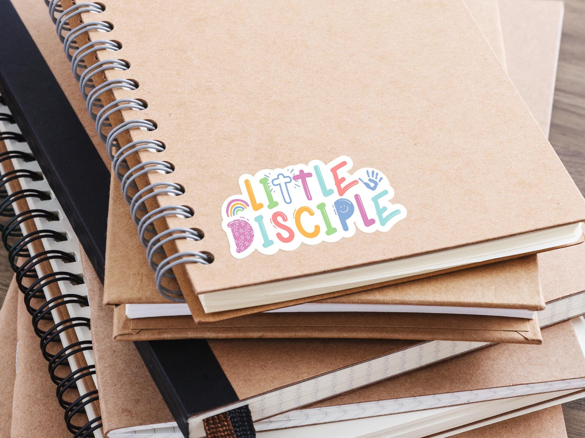 Little Disciple Kids' Sticker | Christian Sticker | Catholic Gift | Godparent Gift | Christian Kids' Gift | Back to School