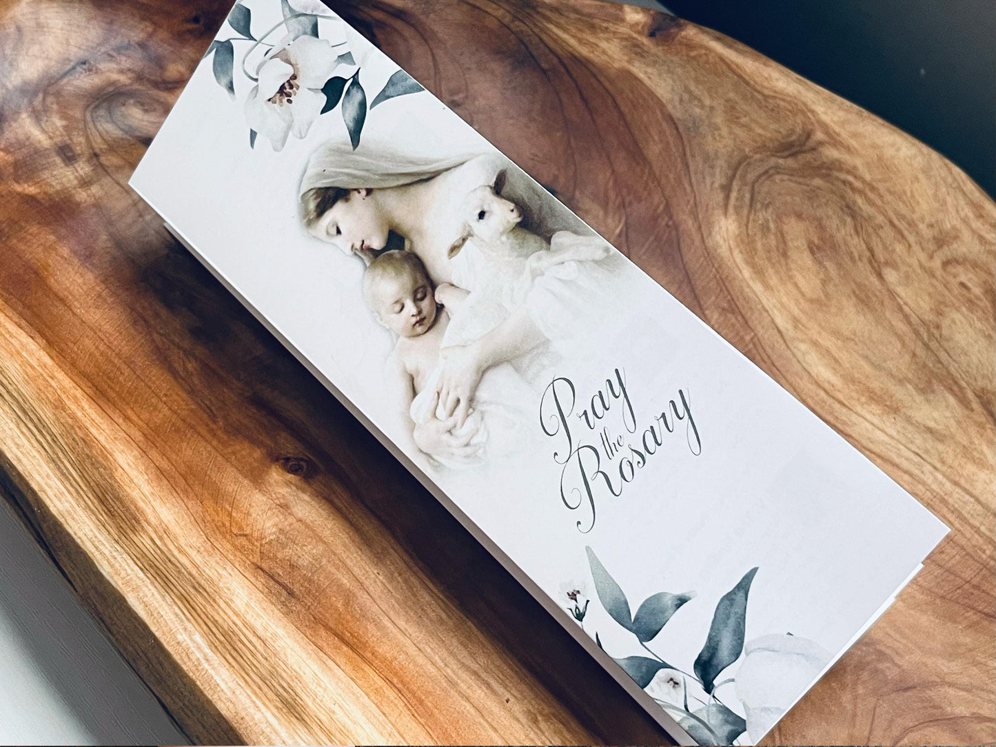 Pray the Rosary Companion Pamphlet | Rosary Helper | Catholic | Catholic Rosary | Rosary Mysteries | Catholic Gift | Lent | Easter Gift