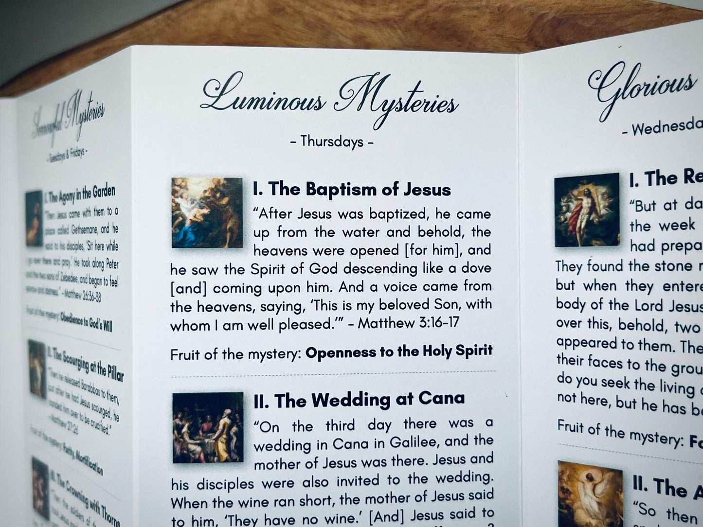 Pray the Rosary Companion Pamphlet | Rosary Helper | Catholic | Catholic Rosary | Rosary Mysteries | Catholic Gift | Lent | Easter Gift