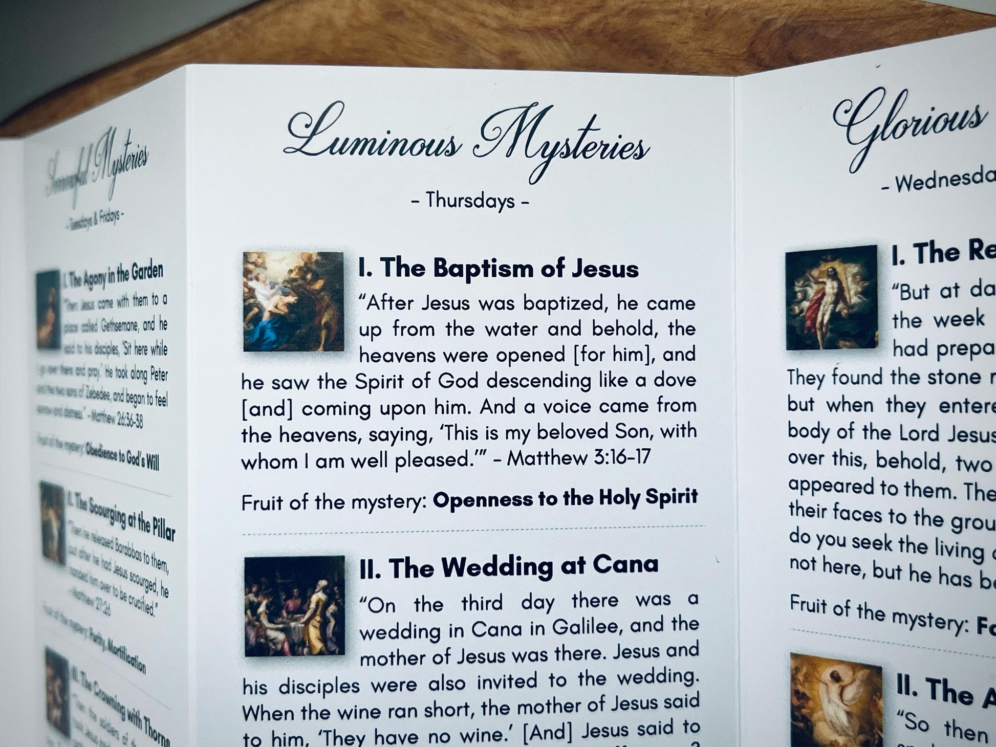 Pray the Rosary Companion Pamphlet | Rosary Helper | Catholic | Catholic Rosary | Rosary Mysteries | Catholic Gift | Lent | Easter Gift