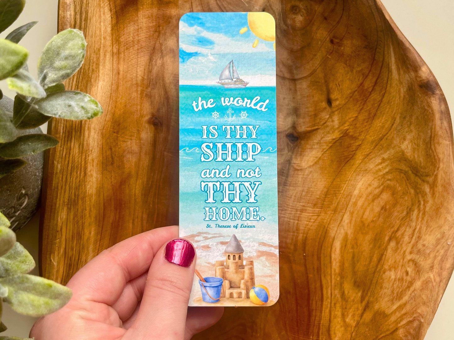 Christian Kids' Bookmark | St. Therese of Lisieux Quote | Catholic Gift | Bookmark for Bible | Confirmation