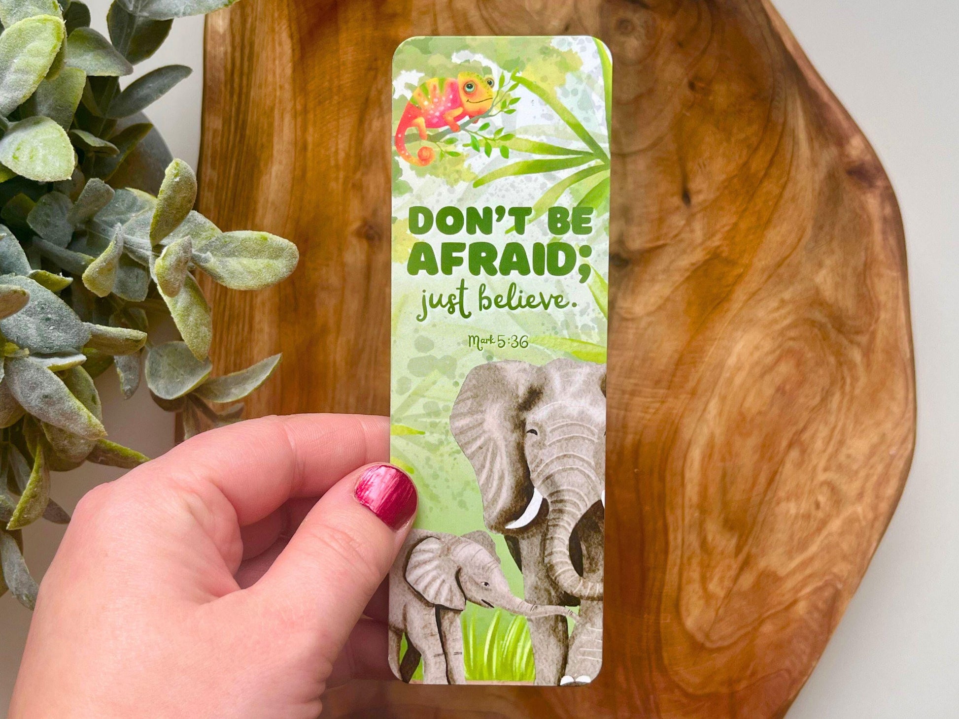 Christian Kids' Bookmark | Mark 5:36 | Catholic Gift | Bookmark for Bible | Retreat Giveaway