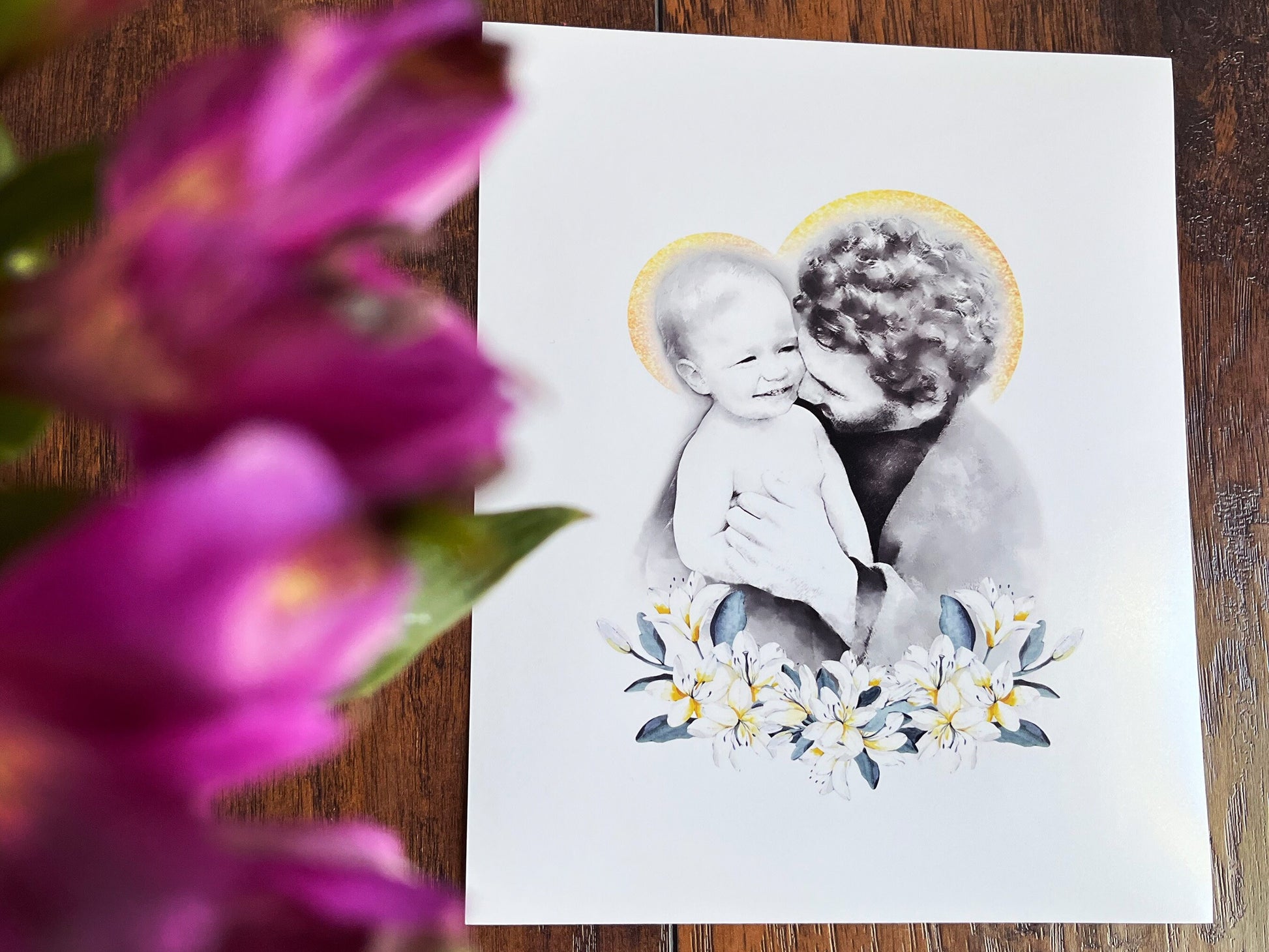 St. Joseph and the Child Jesus Print