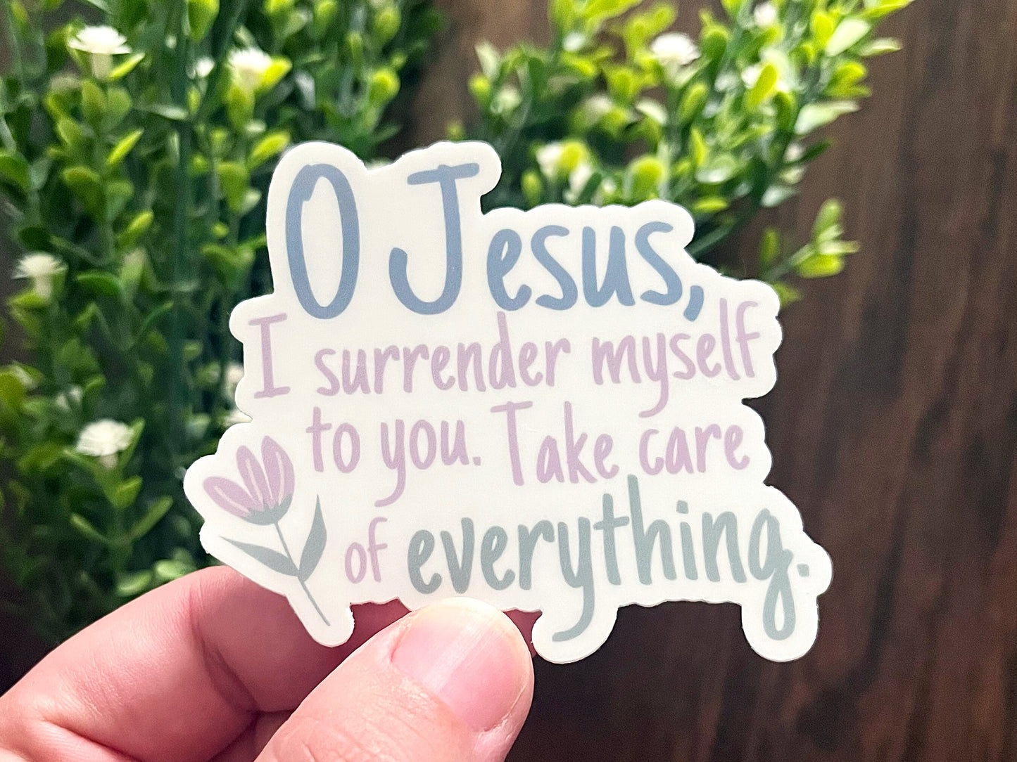 Surrender Novena Sticker
