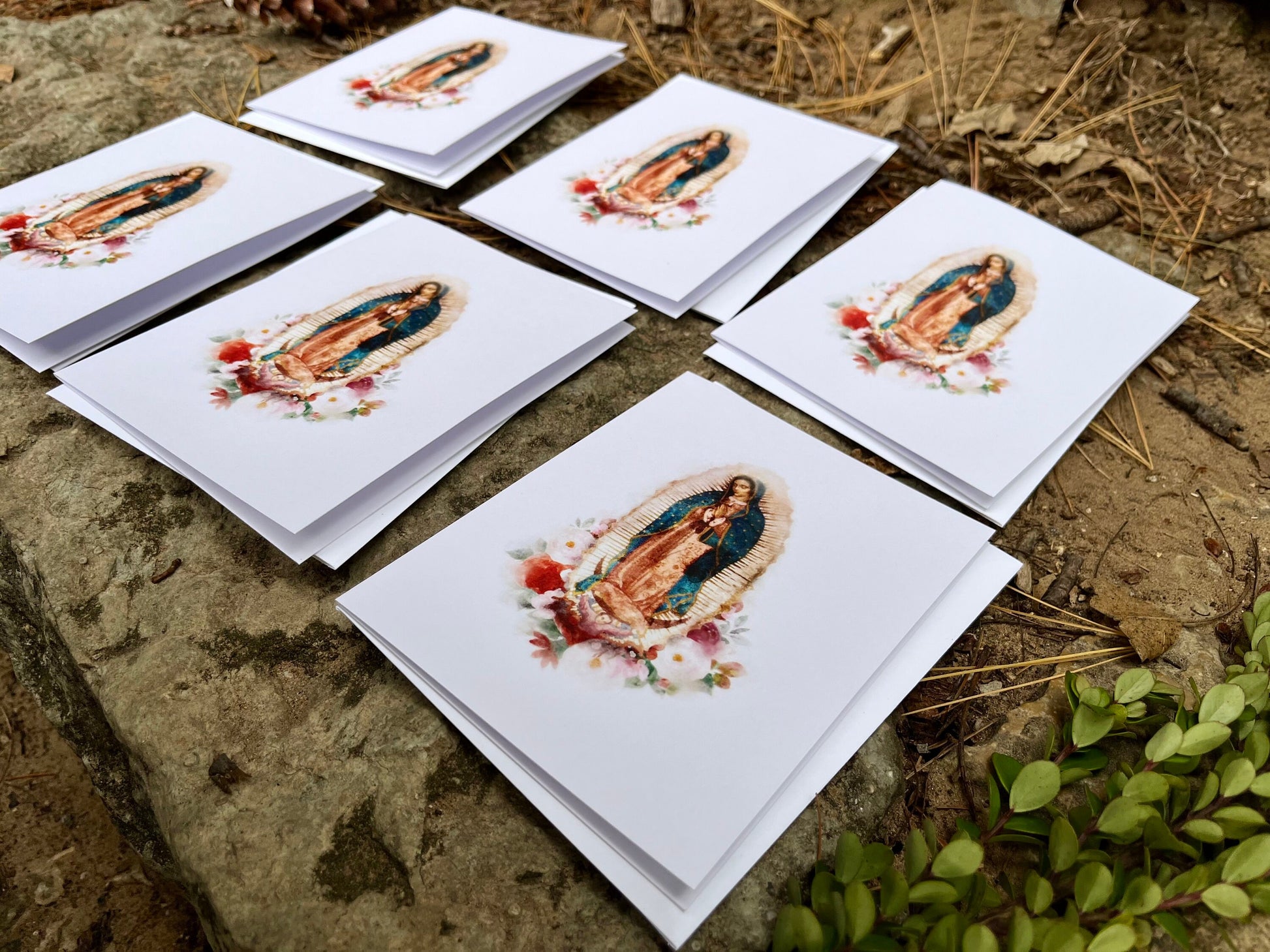 Our Lady of Guadalupe Greeting Cards | Catholic Christmas Cards | Blank Notecards | Catholic Gifts | Greeting Cards Set | Catholic Art