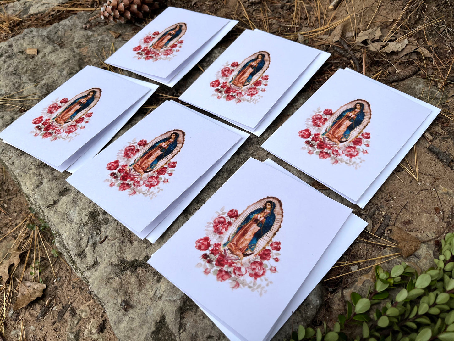 Our Lady of Guadalupe Greeting Cards | Catholic Christmas Cards | Blank Notecards | Catholic Gifts | Greeting Cards Set | Catholic Art