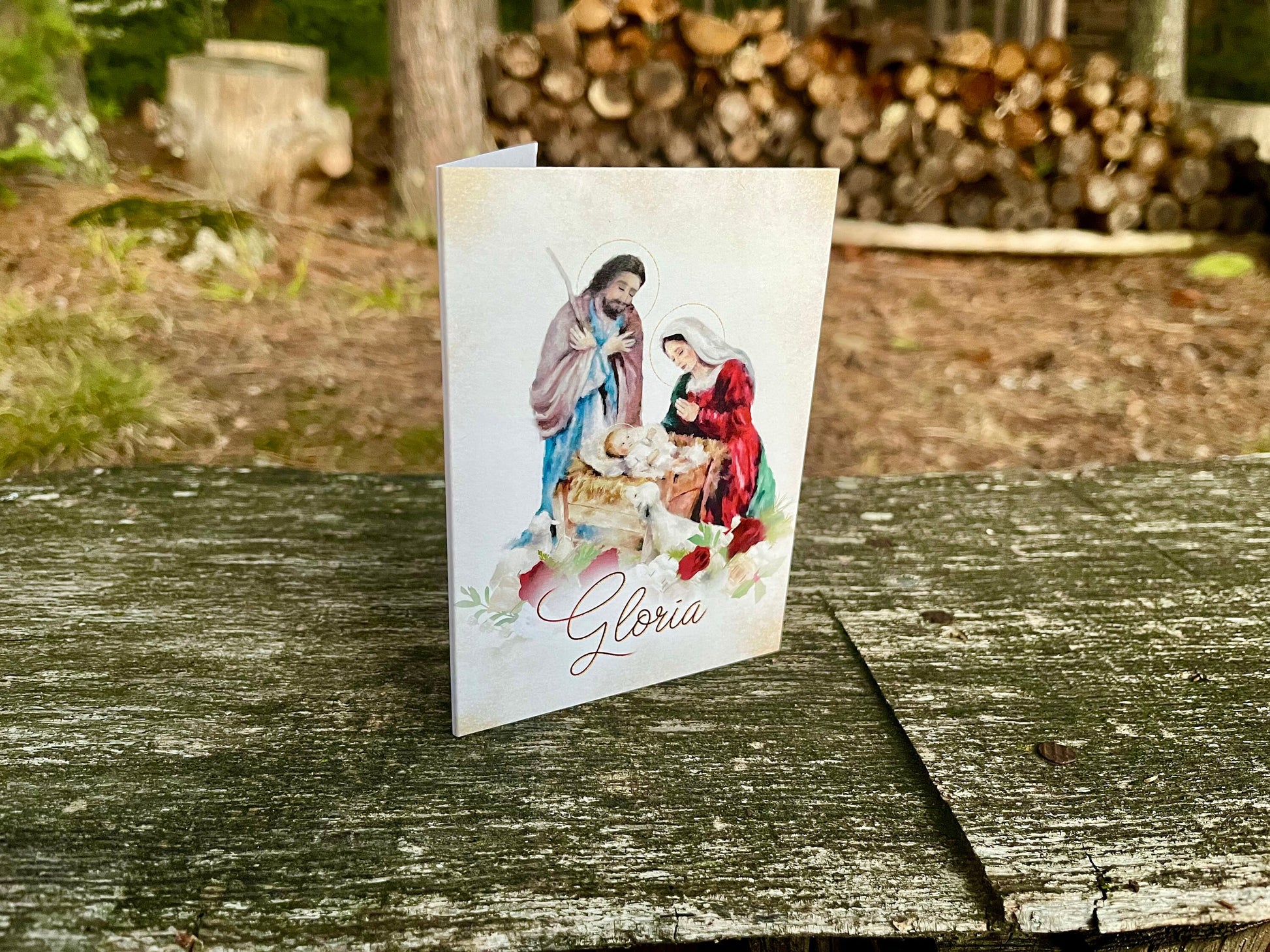 Holy Family Greeting Cards | Catholic Christmas Cards | Blank Notecards | Catholic Gifts | Greeting Cards Set | Nativity Notecards