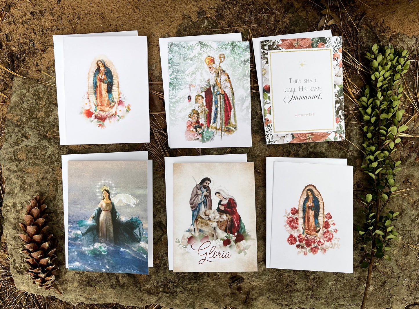 Catholic Greeting Cards | Catholic Christmas Greeting Cards | Christmas Cards | Catholic Gifts | Greeting Cards Set | Catholic Art