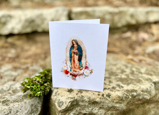 Our Lady of Guadalupe Greeting Cards | Catholic Christmas Cards | Blank Notecards | Catholic Gifts | Greeting Cards Set | Catholic Art