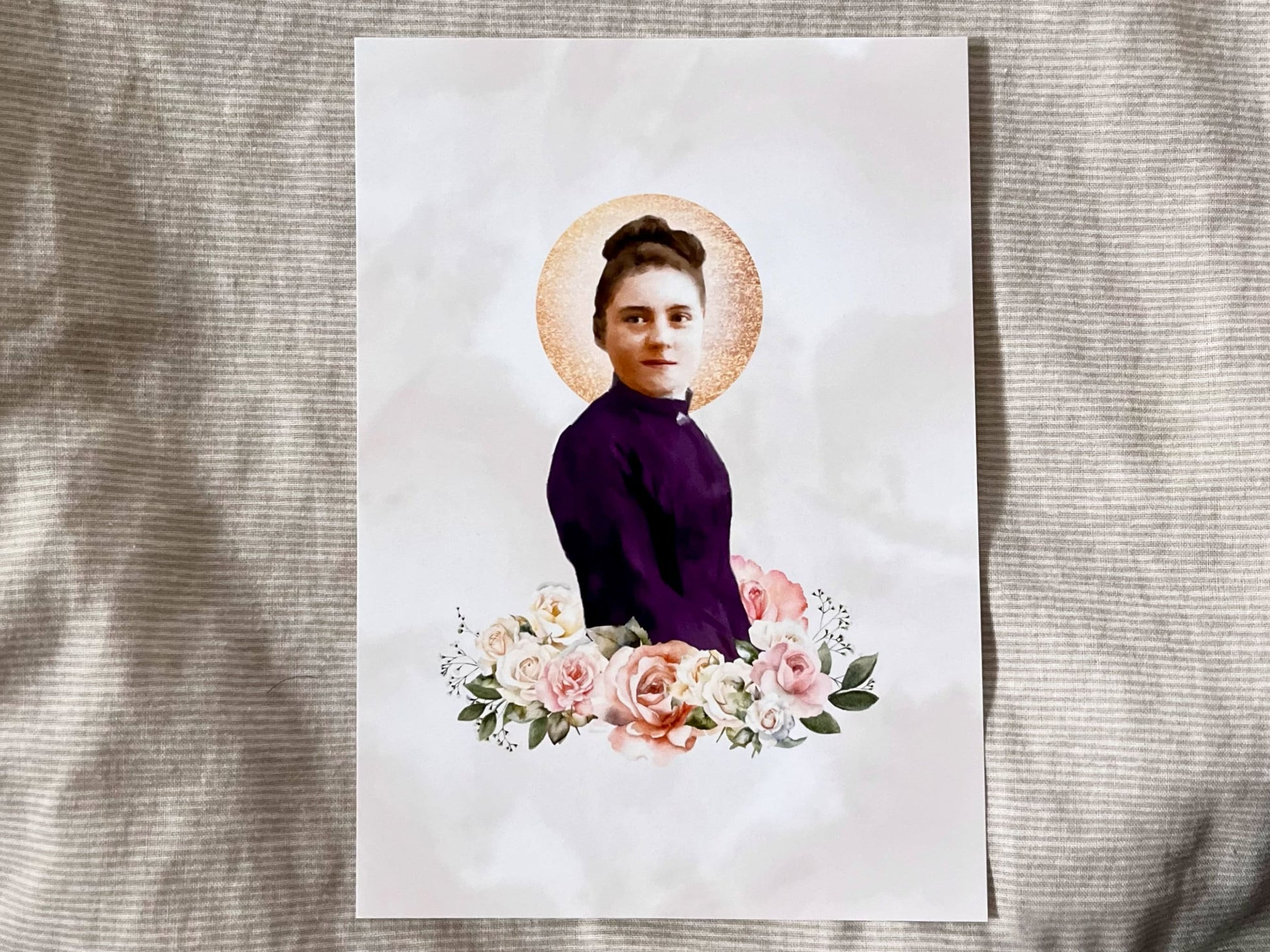 St. Therese of Lisieux Print | Catholic Artwork | Little Flower | Saint Therese | Catholic Gift | Catholic Saint | Catholic Gifts for Women